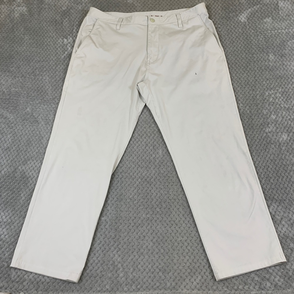 Rhone Commuter Pants Mens 36 Light Khaki Tan Technical Stretch Trousers